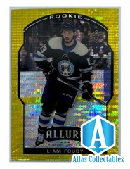 2020-21 Upper Deck Allure Hockey Yellow Taxi #81 Liam Foudy